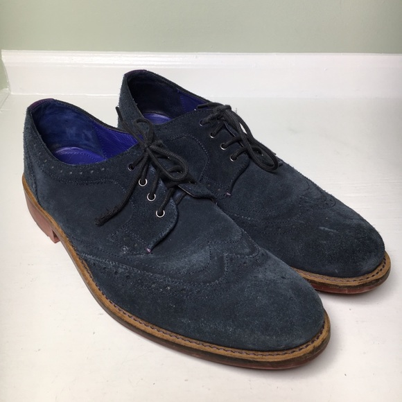 ted baker blue brogues